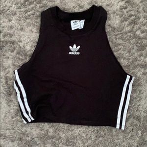 Adidas cropped tank top